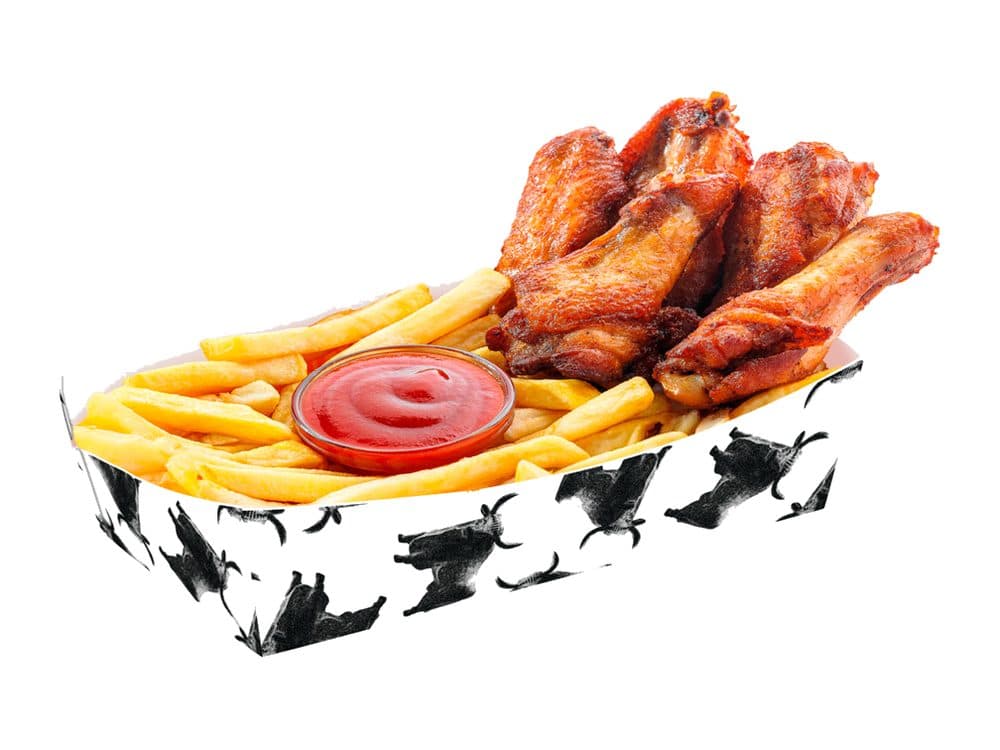 Chicken Wings & French Fries